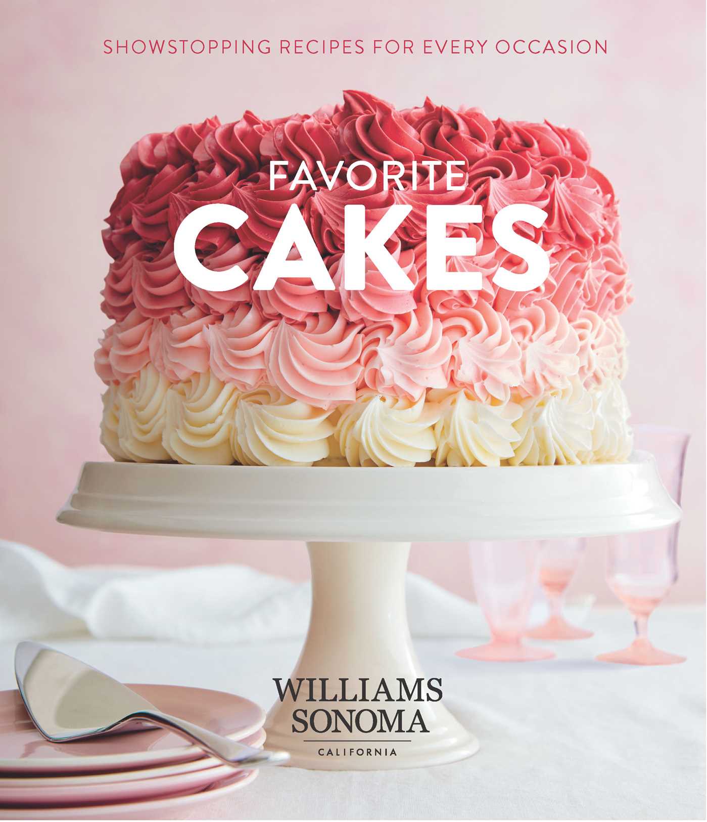 Hardcover book titled "Favorite Cakes" by Insight Editions, featuring a colorful cover with images of various decorated cakes.