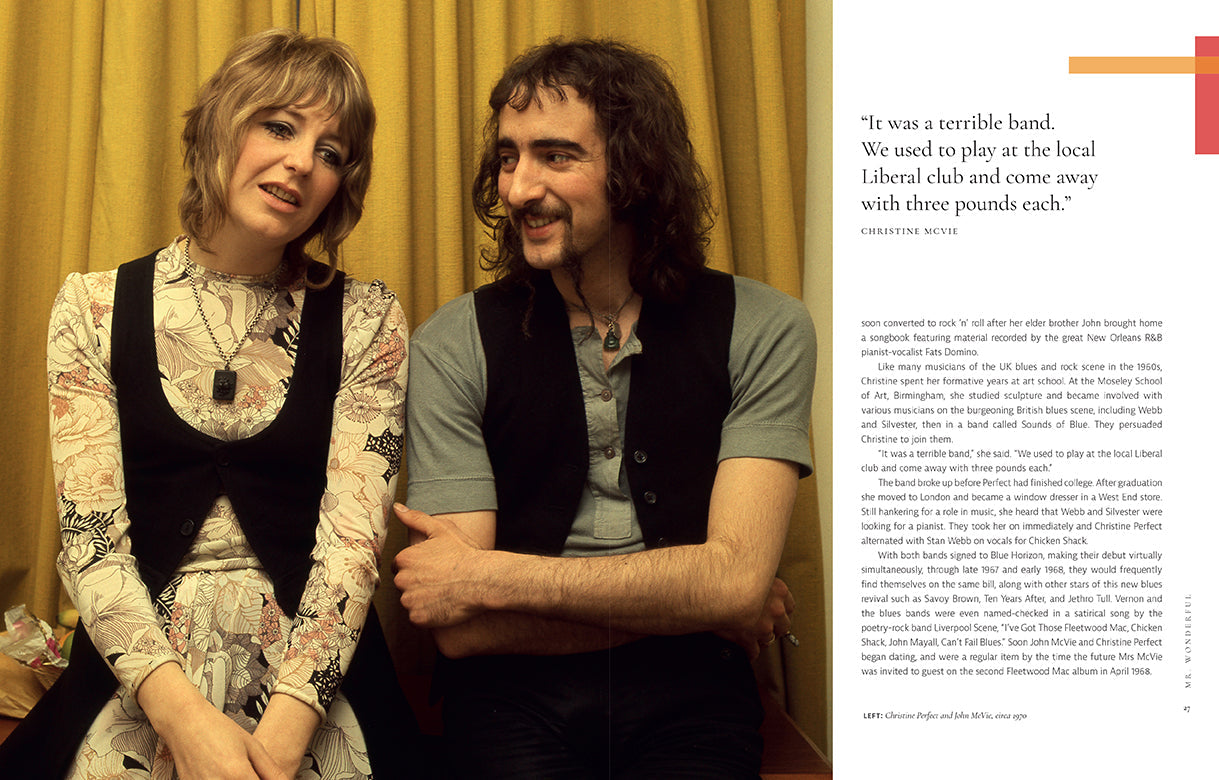Hardcover book titled "Fleetwood Mac Everywhere" by Insight Editions with a cover image featuring band artwork.