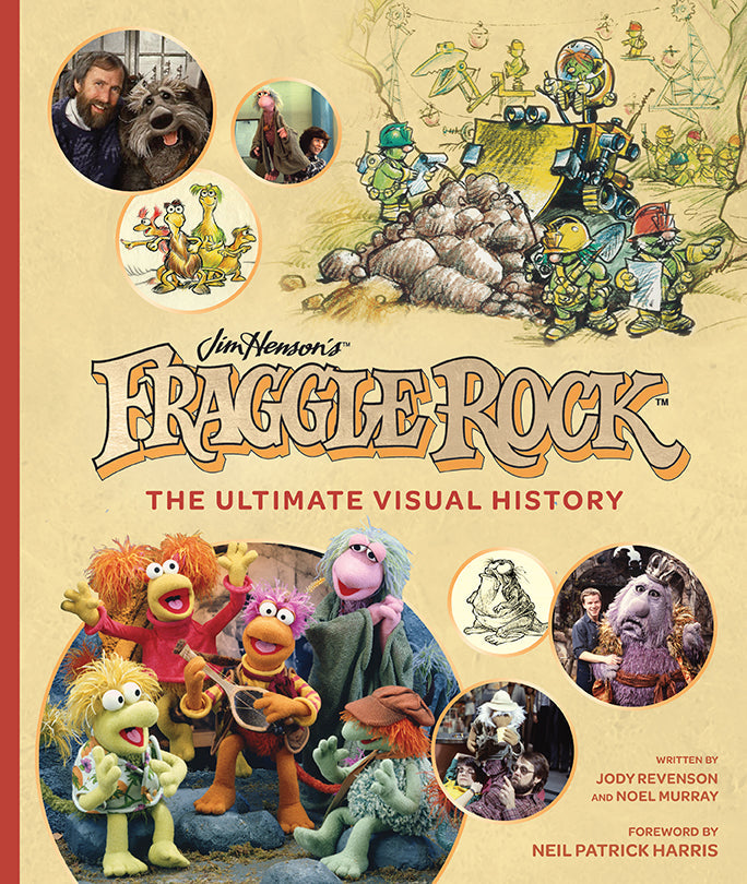 Hardcover book titled "Fraggle Rock: The Ultimate Visual History" by Insight Editions, featuring colorful cover art and design.
