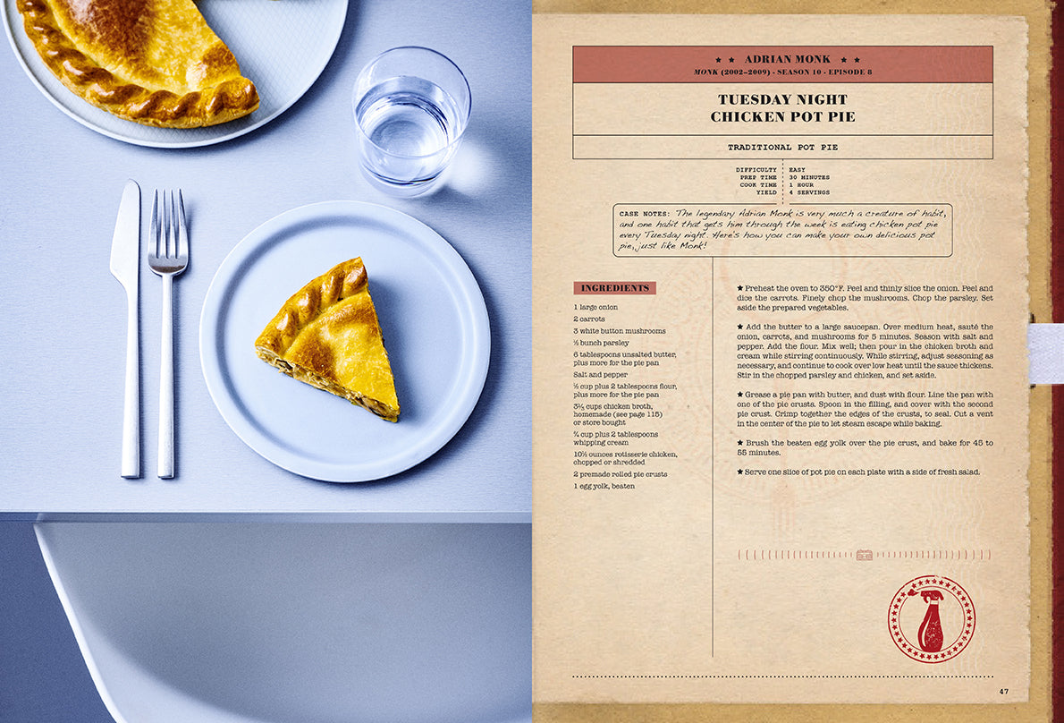 Hardcover cookbook titled "Gastronogeek: Recipes to Die For" by Insight Editions, featuring a colorful culinary design.
