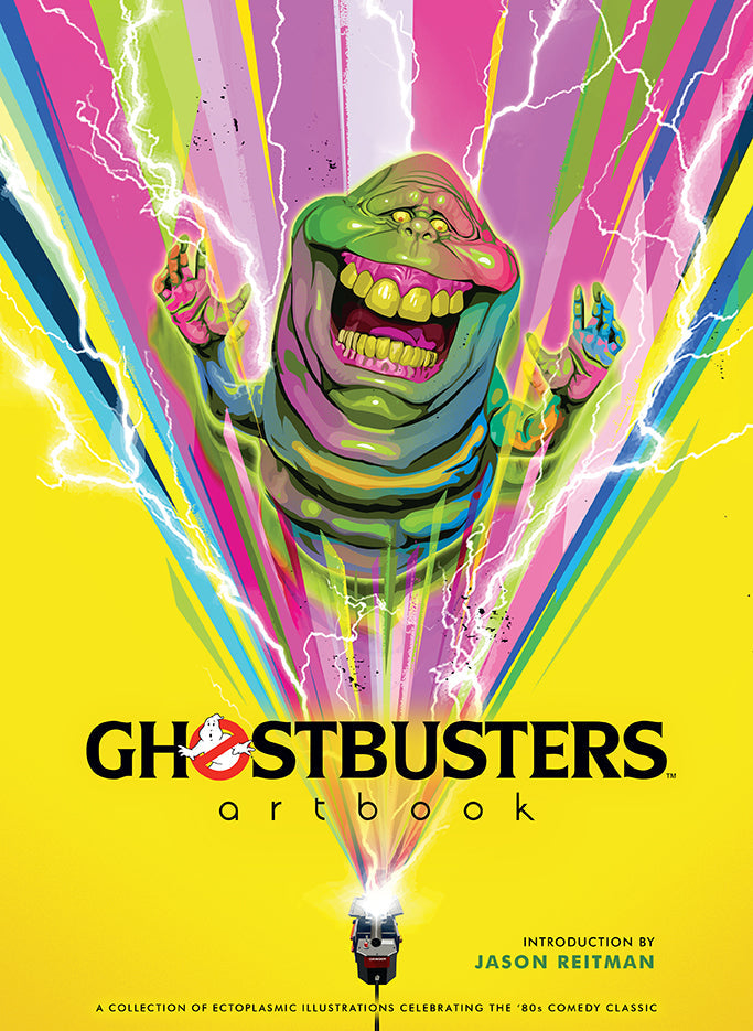 Hardcover Ghostbusters artbook by Insight Editions featuring detailed illustrations and concept art from the movie.