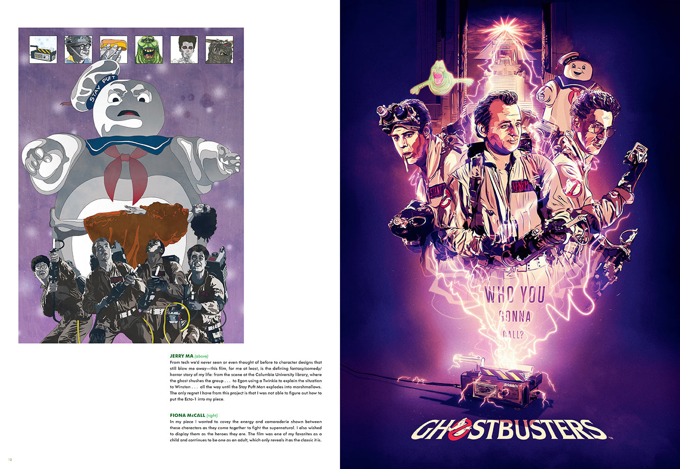 Hardcover Ghostbusters artbook by Insight Editions featuring detailed illustrations and concept art from the Ghostbusters franchise.