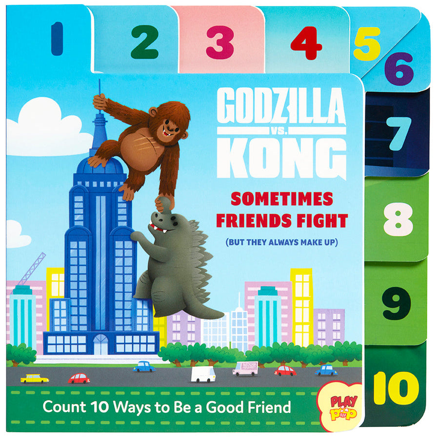 Hardcover book titled "Godzilla vs Kong: Sometimes Friends Fight" by Insight Editions, featuring cover art of Godzilla and Kong.