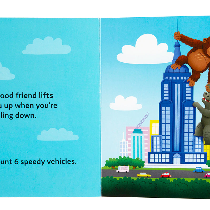 Hardcover edition of "Godzilla vs Kong: Sometimes Friends Fight" by Insight Editions showing the book cover with monster illustrations.