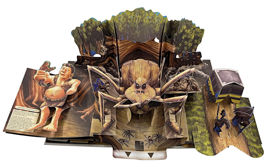 Hardcover of Harry Potter: A Pop-Up Guide to the Creatures of the Wizarding World by Insight Editions, featuring colorful creature illustrations.