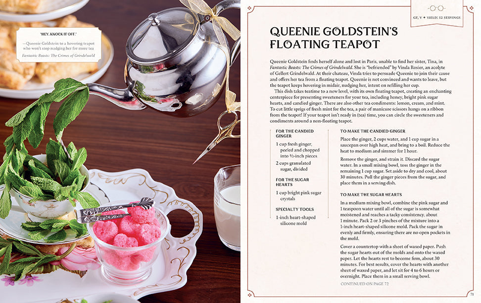 Hardcover Harry Potter: Afternoon Tea Magic book by Insight Editions featuring a magical tea-themed design on the cover.