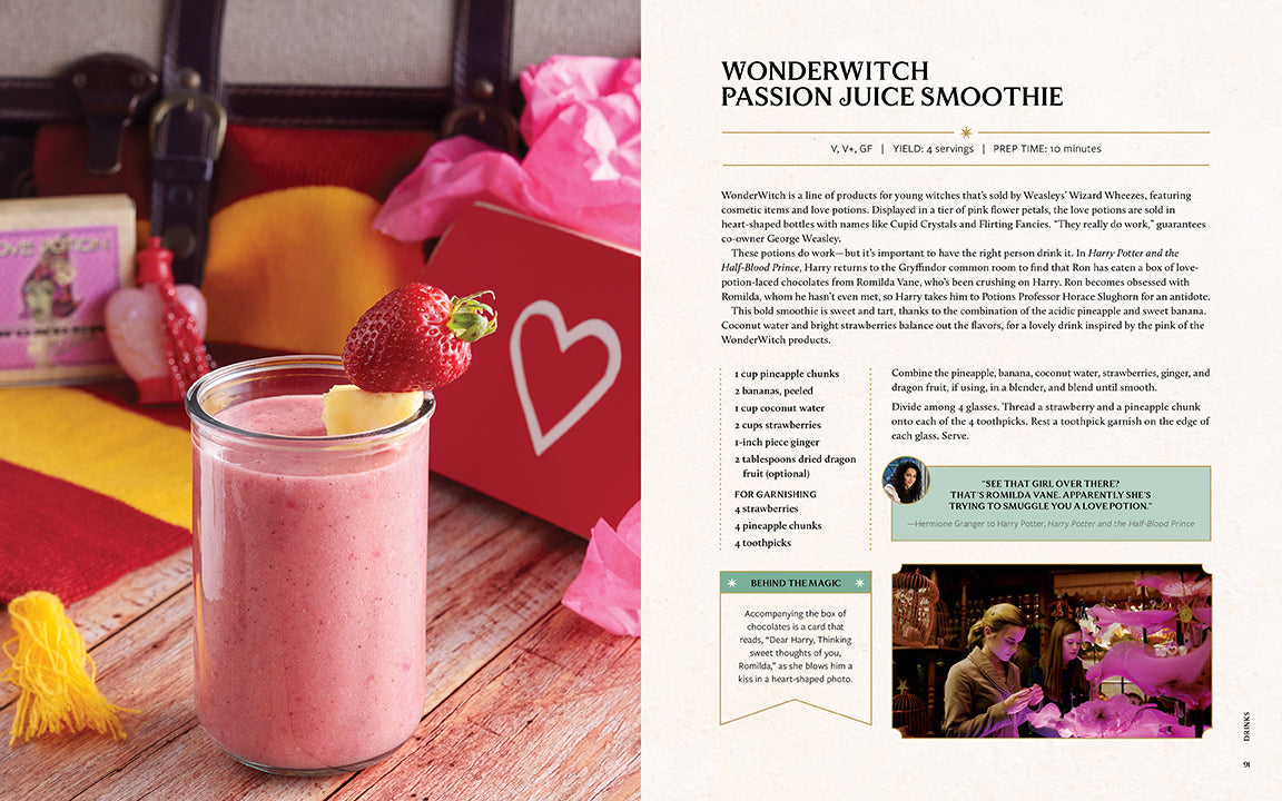 Hardcover Harry Potter and Fantastic Beasts Wizarding World Cookbook by Insight Editions, featuring magical recipes and illustrated cover.