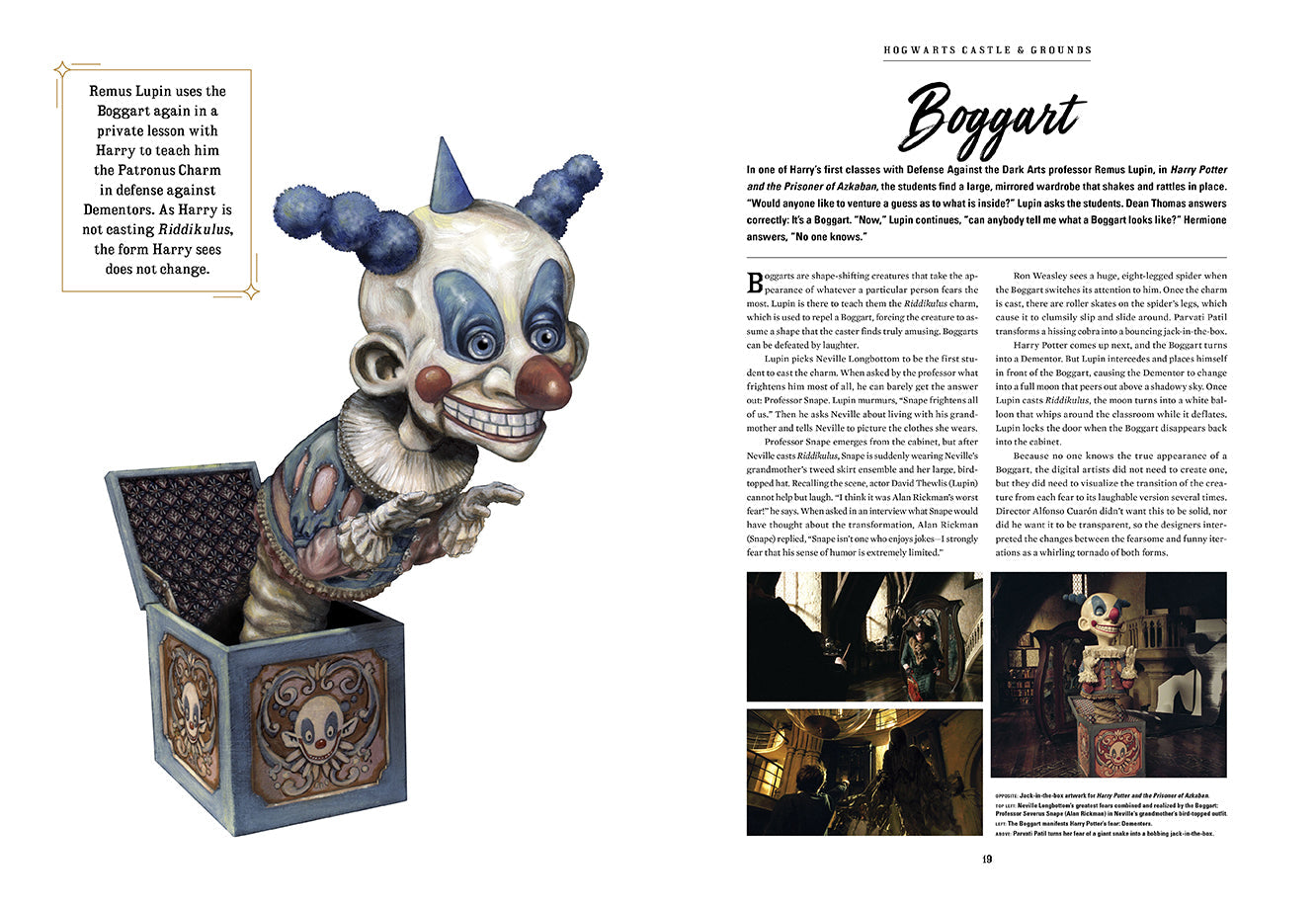 Hardcover book titled "Harry Potter: Creatures of the Wizarding World" by Insight Editions, featuring magical creature illustrations.