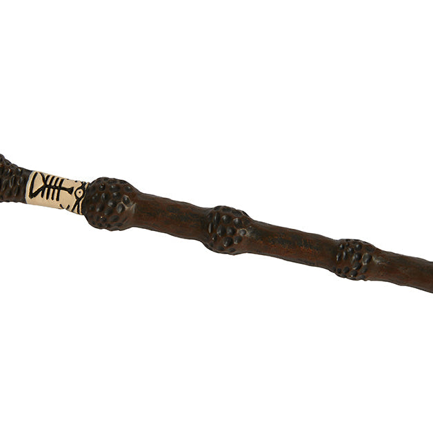 Harry Potter Deathly Hallows hardcover journal with Insight Editions Elder Wand pen set, featuring magical design and wizarding details inside.