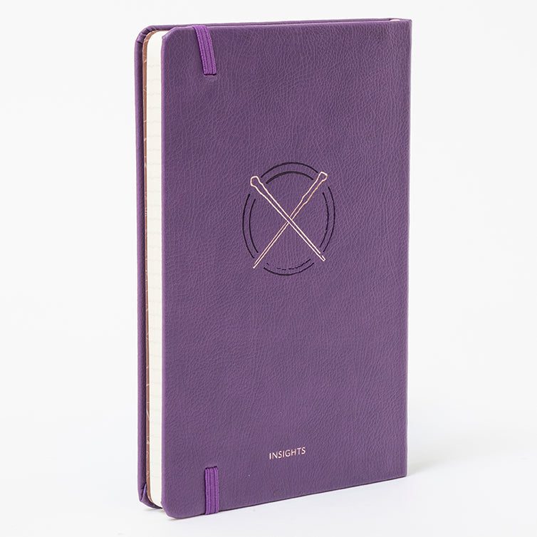 Hardcover Harry Potter Dumbledore's Army ruled journal by Insight Editions with embossed cover and lined pages for writing.