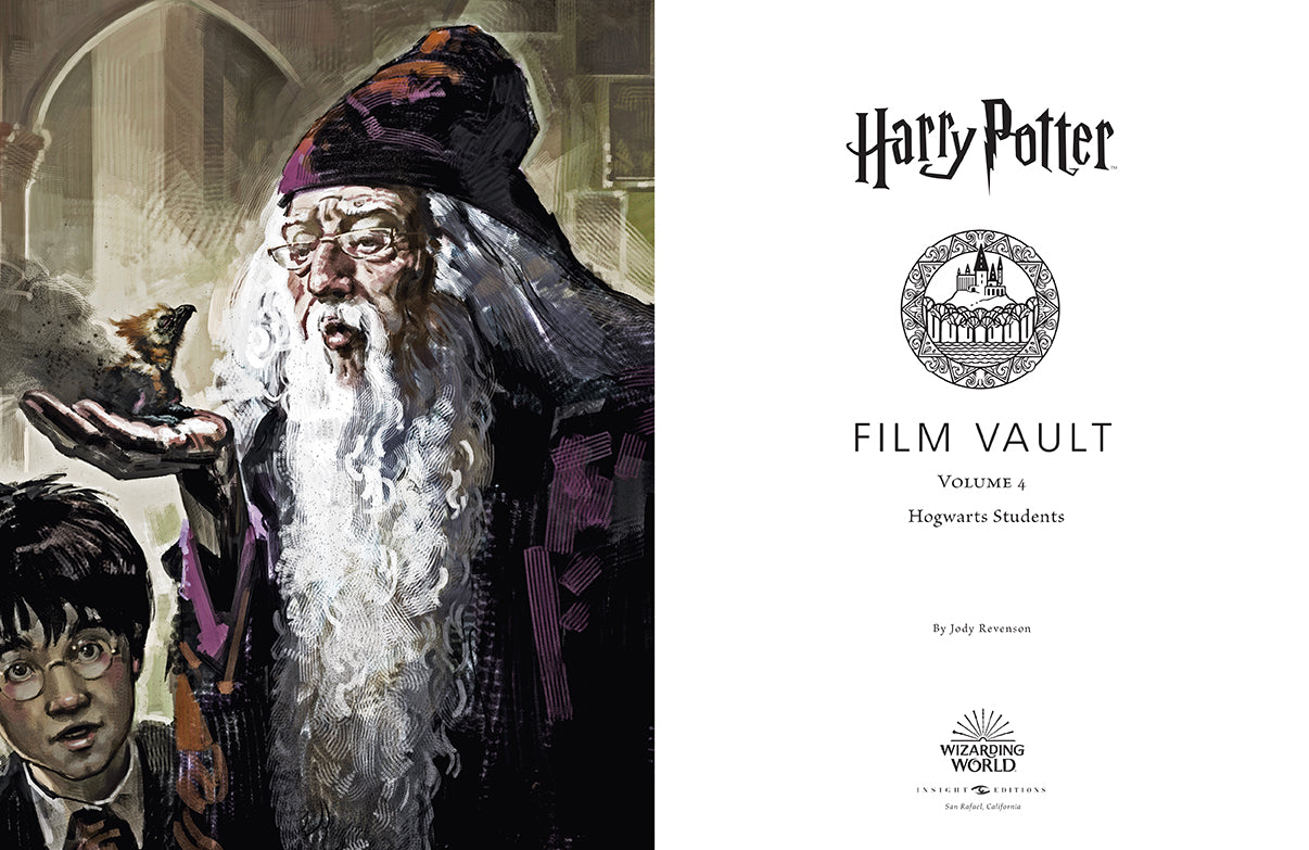 Hardcover Harry Potter: Film Vault Volume 4 by Insight Editions featuring detailed cover artwork and spine design.