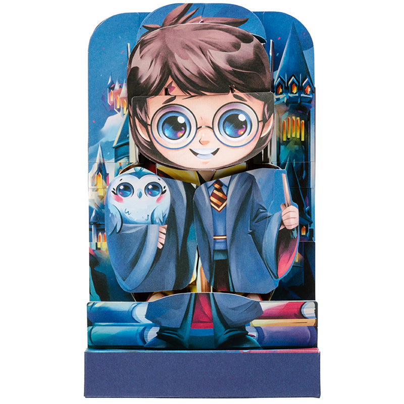 Hardcover Harry Potter Flip Pop book by Insight Editions featuring colorful Harry Potter-themed pop-up illustrations.