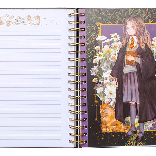 Hardcover Harry Potter Floral Fantasy 12-Month Undated Planner by Insight Editions, featuring magical floral cover design.