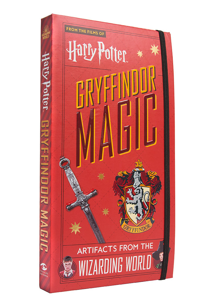 Hardcover Harry Potter Gryffindor Magic book by Insight Editions with a detailed cover design and gold accents.