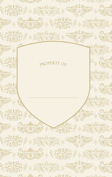 Hardcover Harry Potter Hogwarts Crest journal by Insight Editions with a detailed crest design on the cover.