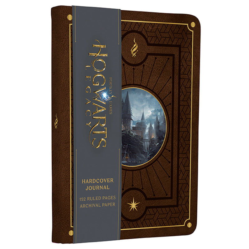 Hardcover Harry Potter Hogwarts Legacy Journal with detailed cover art by Insight Editions.