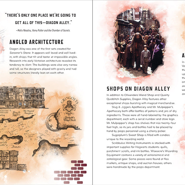 Hardcover of Harry Potter: Magical Places by Insight Editions, featuring detailed illustrations of iconic locations from the wizarding world.