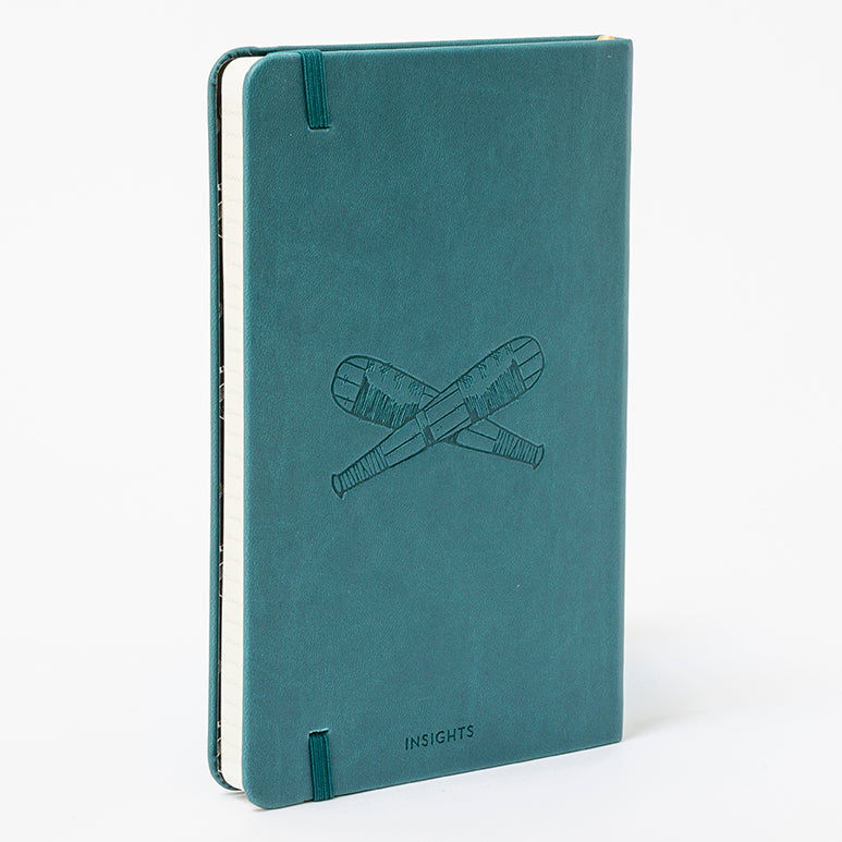 Harry Potter Quidditch hardcover ruled journal with Harry Potter and Quidditch design, by Insight Editions.