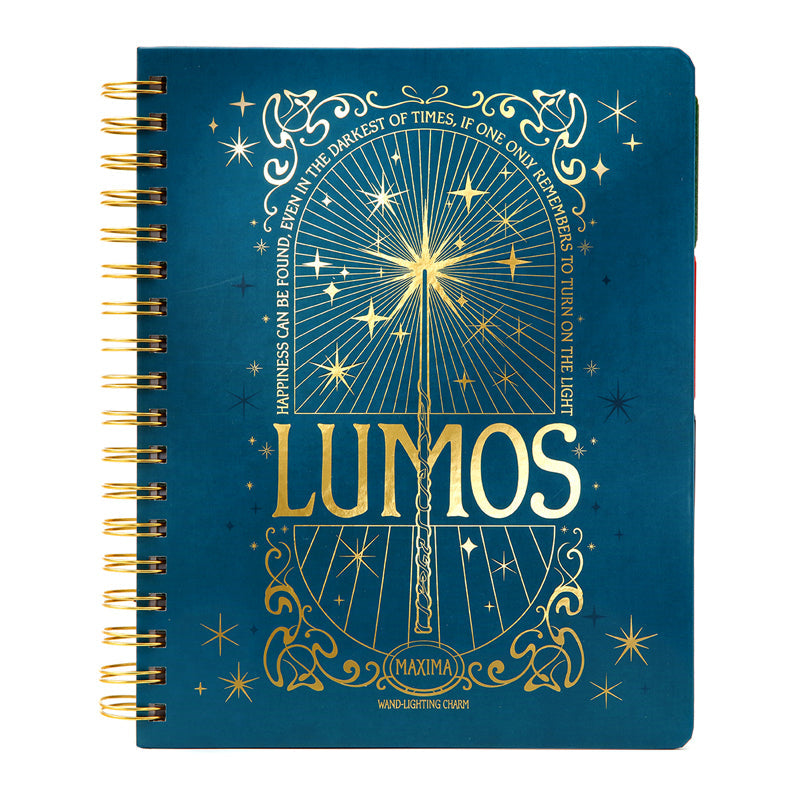Harry Potter Spells and Potions hardcover 12-month undated planner by Insight Editions, featuring magical-themed cover design.