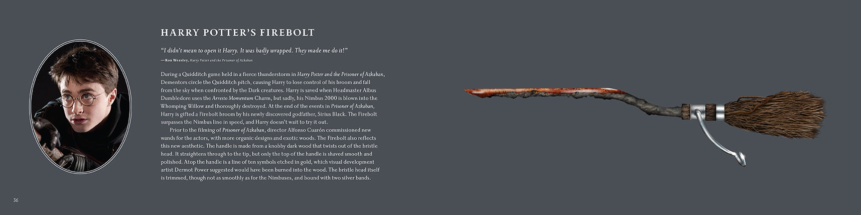 Hardcover Harry Potter: The Broom Collection by Insight Editions, featuring detailed illustrations of magical broomsticks in a sleek design.