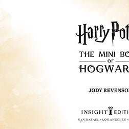Hardcover of Harry Potter: The Mini Book of Hogwarts by Insight Editions, featuring a magical Hogwarts-themed cover.