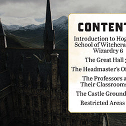 Hardcover Harry Potter: The Mini Book of Hogwarts by Insight Editions, featuring magical illustrations and iconic Hogwarts scenes.