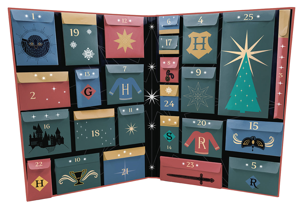 Hardcover Harry Potter: The Official Seasonal Surprises Advent Calendar by Insight Editions, featuring magical holiday-themed designs.