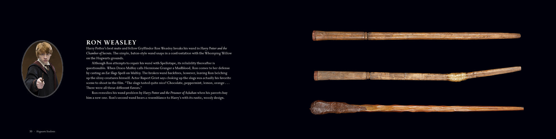 Hardcover Harry Potter: The Wand Collection by Insight Editions featuring detailed illustrations of iconic wizard wands.