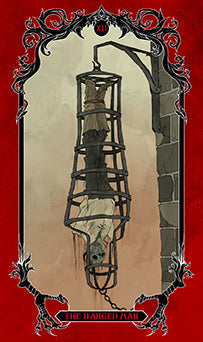 Hardcover Horror Tarot Deck and Guidebook by Insight Editions featuring dark, spooky artwork and tarot card illustrations.