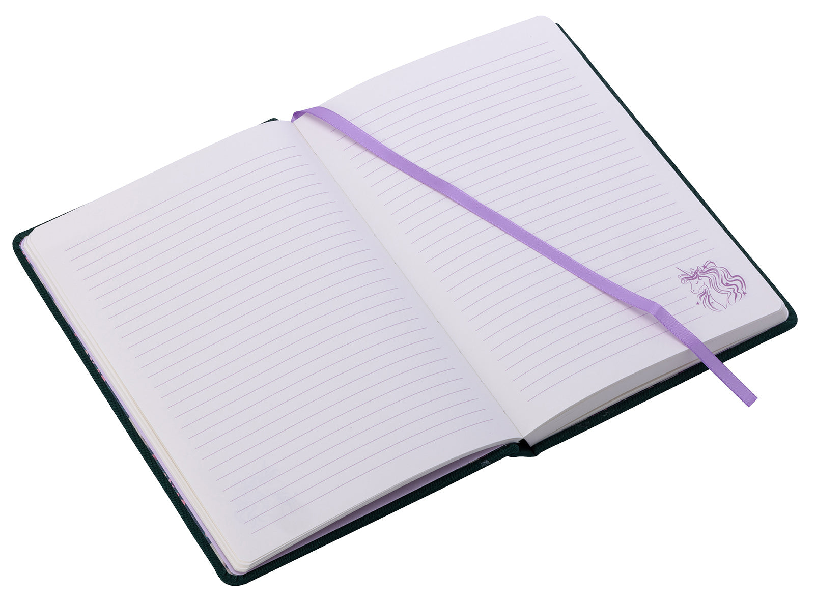 Hardcover embroidered journal titled "I Wish I Was a Unicorn" by Insight Editions, featuring a colorful unicorn design on the cover.