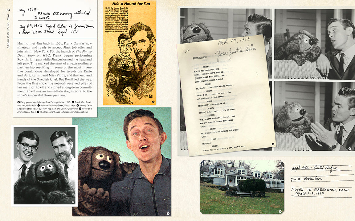 Hardcover edition of Jim Henson's Imagination Illustrated by Insight Editions showing colorful cover art and detailed design.