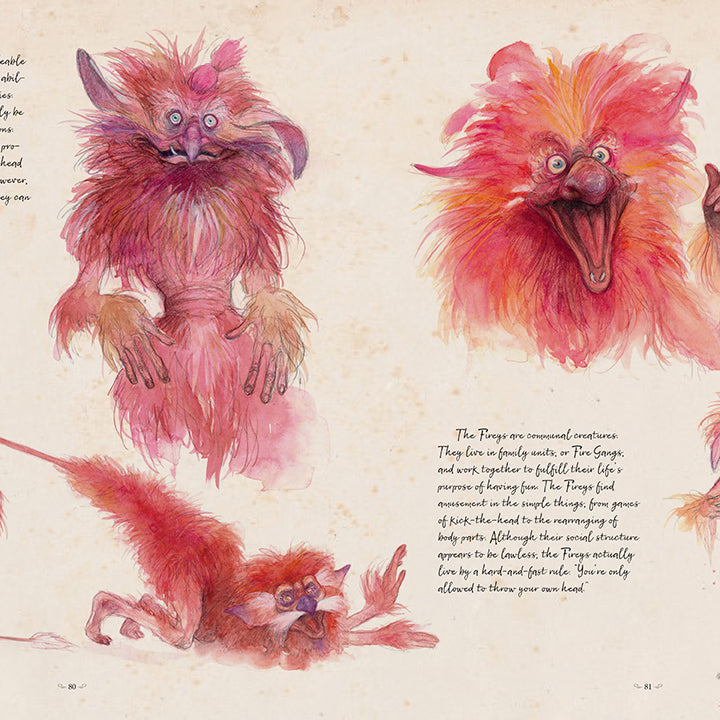 Hardcover of Jim Henson's Labyrinth Bestiary by Insight Editions featuring detailed illustrations of fantasy creatures.