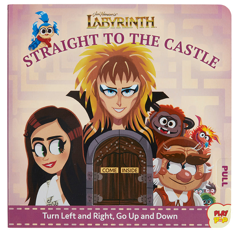 Hardcover book titled "Jim Henson's Labyrinth: Straight to the Castle" by Insight Editions, featuring a detailed cover image.