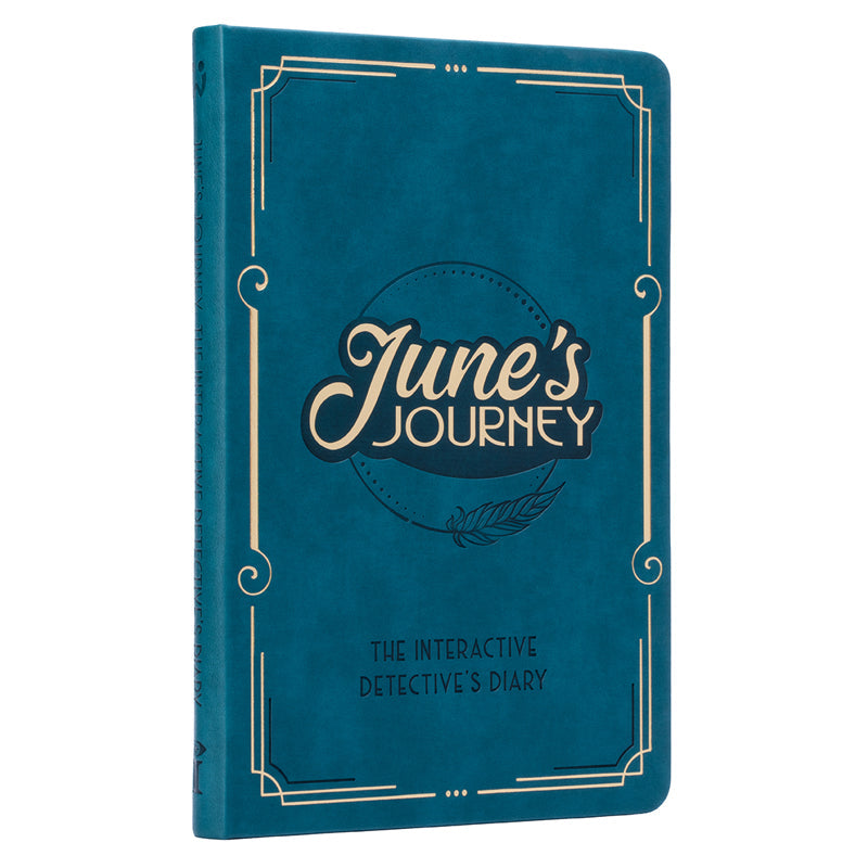 Hardcover of June's Journey: The Interactive Detective's Diary by Insight Editions, featuring a detailed cover design.