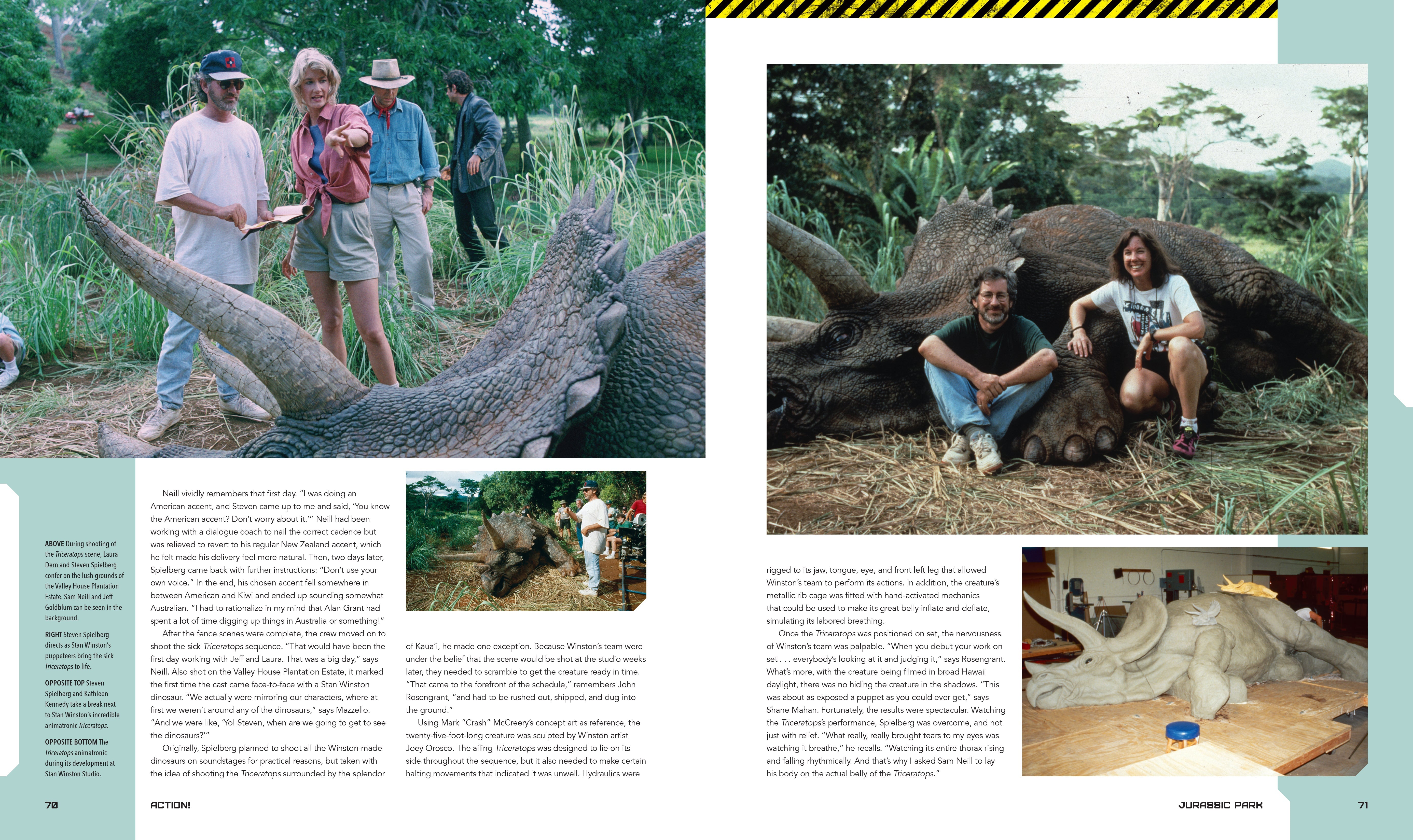 Hardcover book titled "Jurassic Park: The Ultimate Visual History" by Insight Editions featuring cover art and spine details.