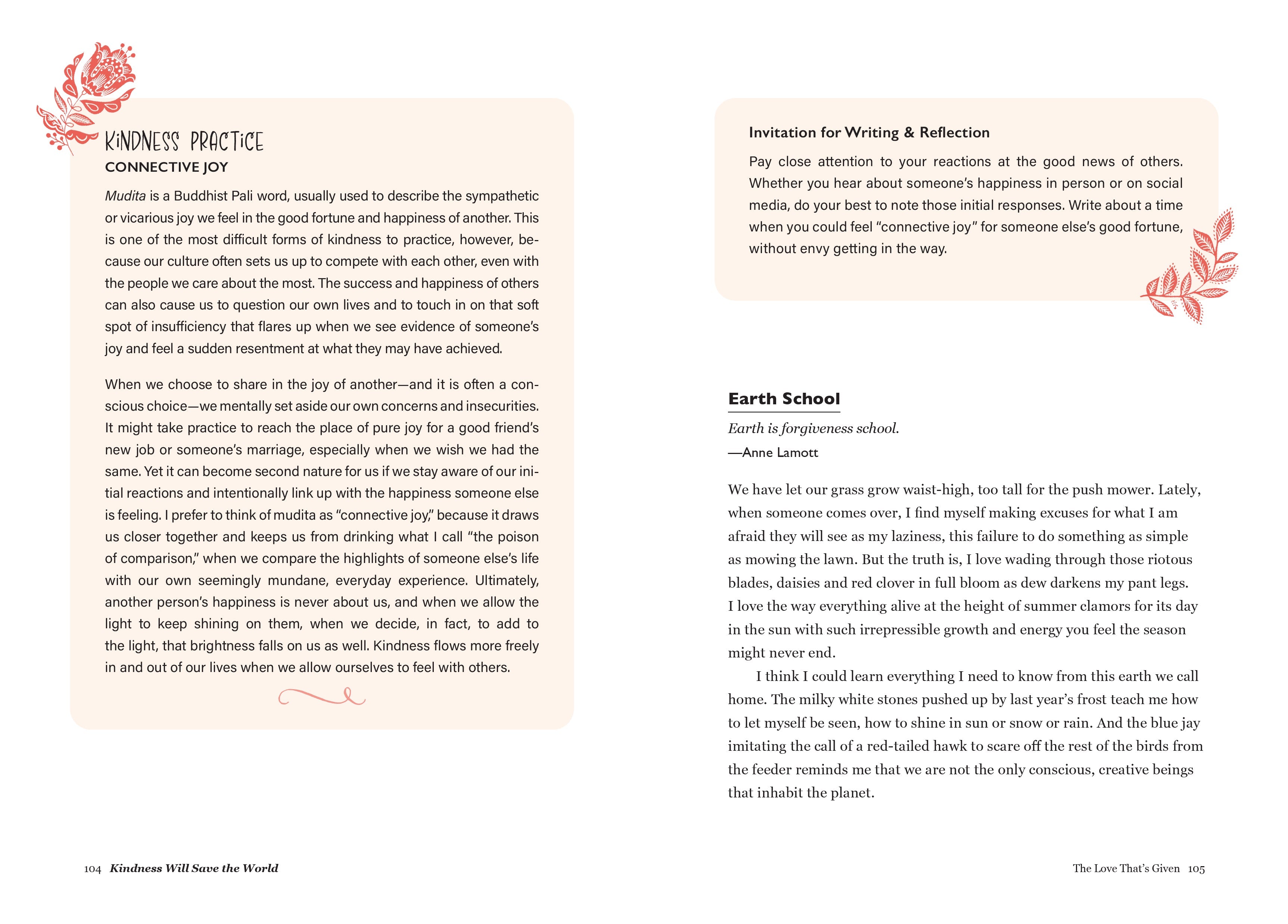 Hardcover book titled "Kindness Will Save the World" by Insight Editions, featuring a colorful cover design.