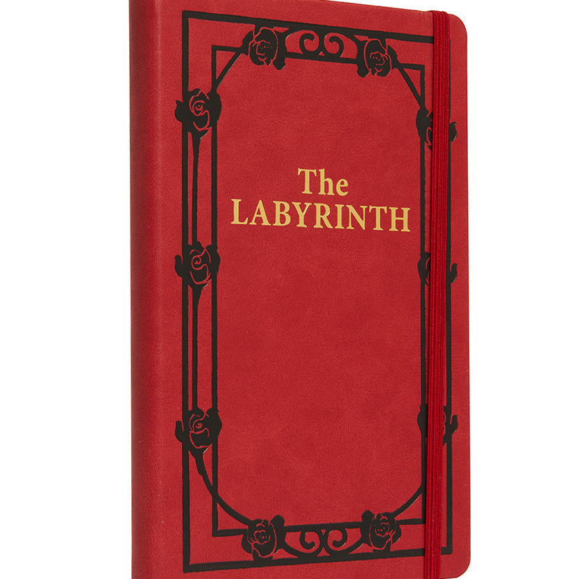 Hardcover Labyrinth Ruled Journal by Insight Editions with intricate labyrinth cover design and lined pages inside