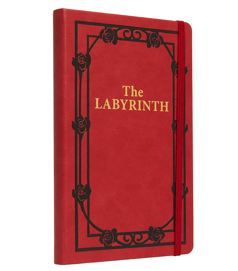Hardcover Labyrinth Ruled Journal by Insight Editions with intricate labyrinth cover design and lined pages inside