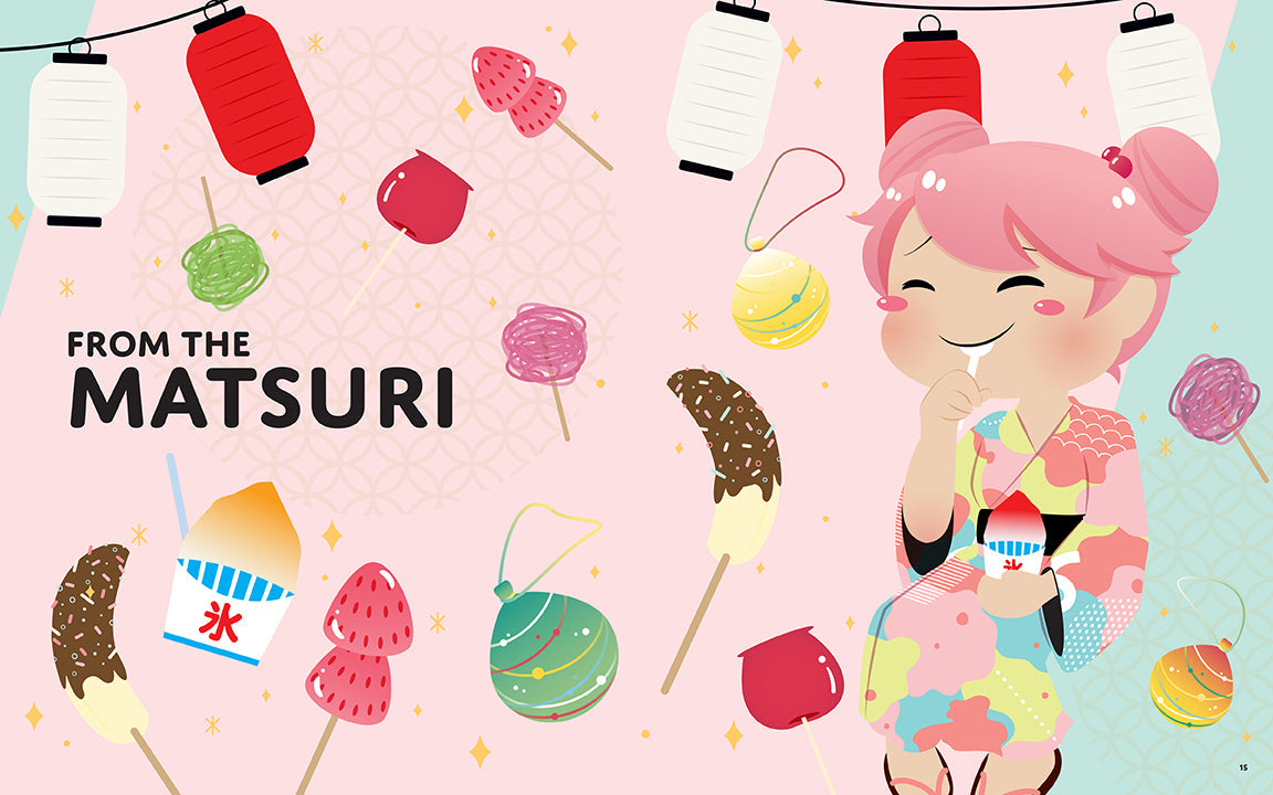 Hardcover of Oishisou!! The Ultimate Anime Dessert Cookbook by Insight Editions, featuring colorful illustrated desserts on the cover.