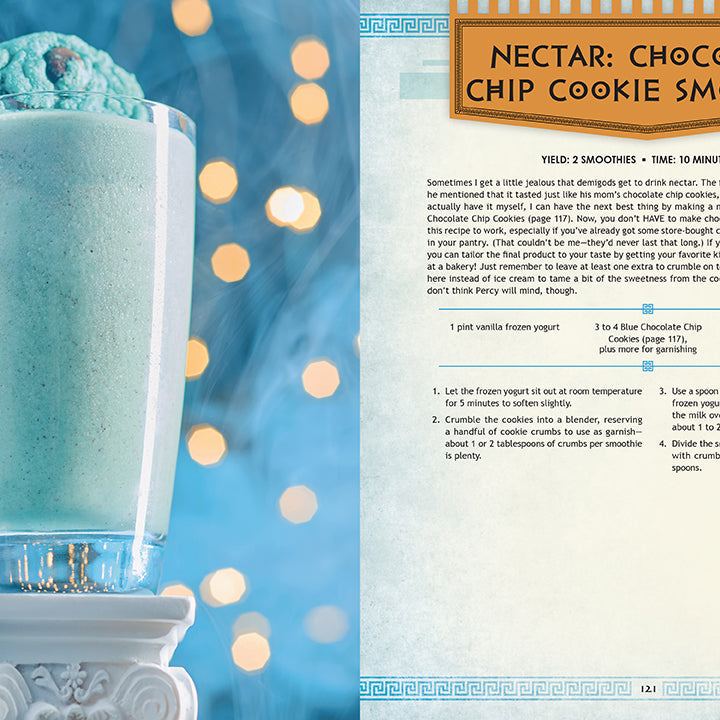 Hardcover of Percy Jackson and the Olympians: The Official Cookbook by Insight Editions, featuring a colorful cover design.