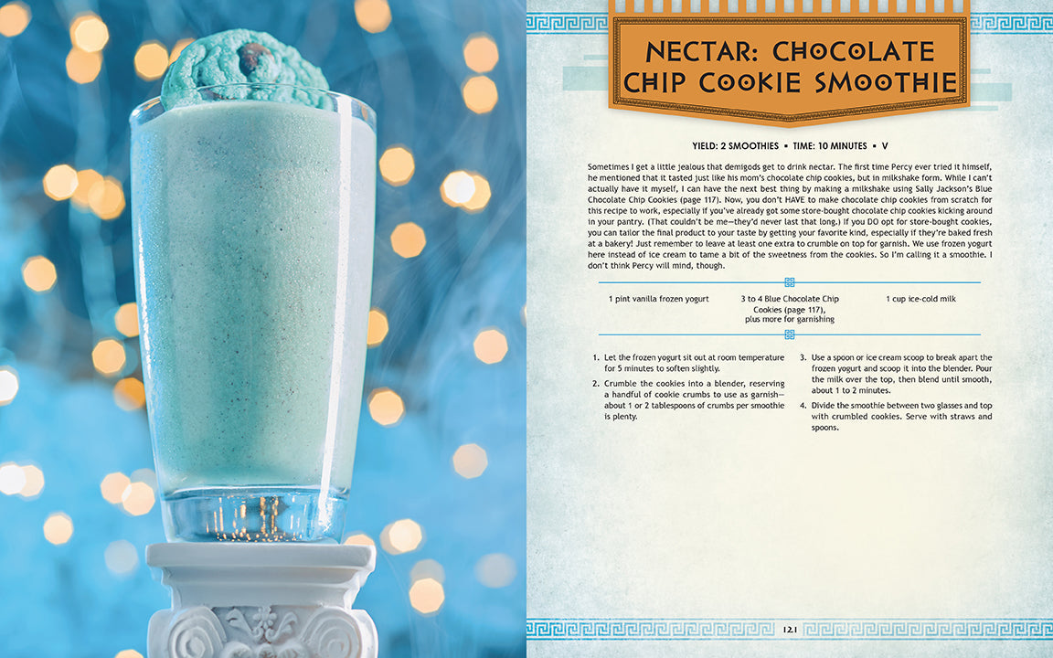 Hardcover of Percy Jackson and the Olympians: The Official Cookbook by Insight Editions, featuring the book's cover design.