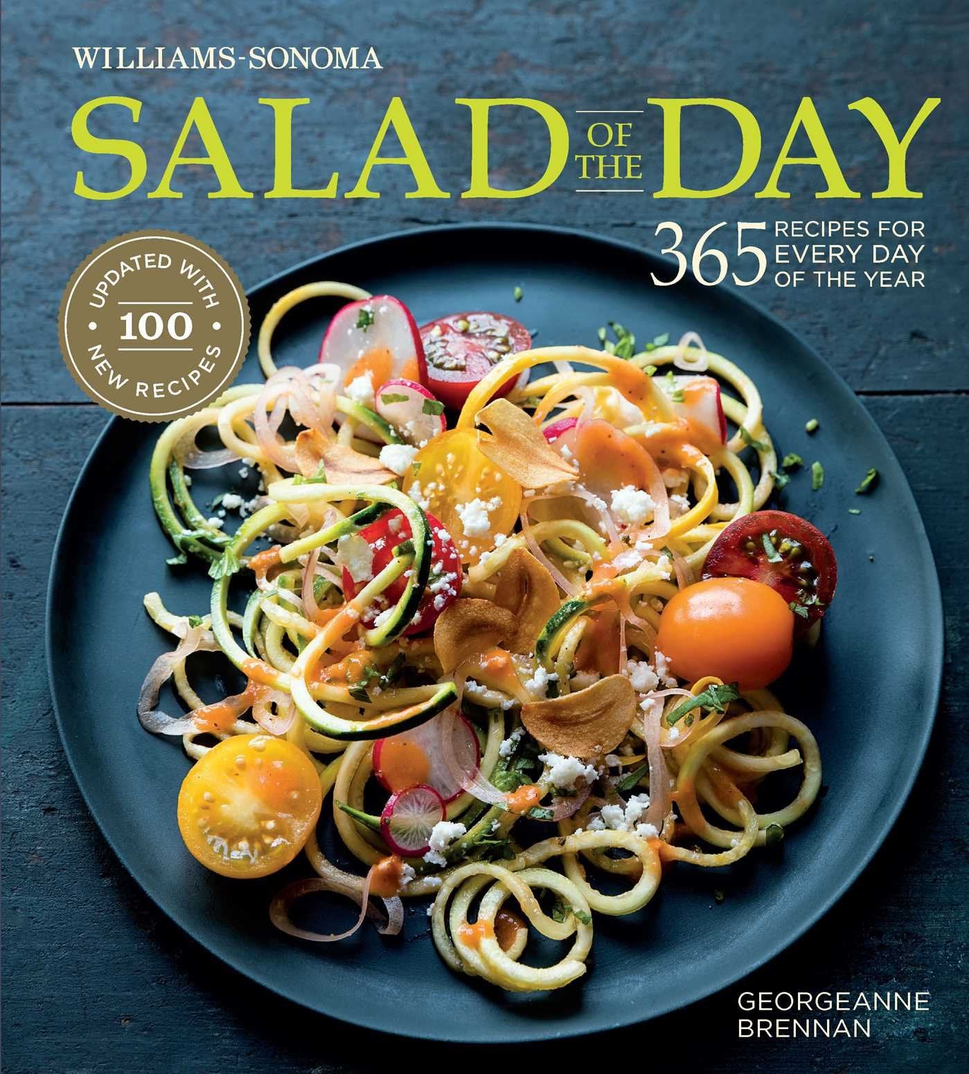 Hardcover book titled "Salad of the Day" by Insight Editions with a colorful cover design.