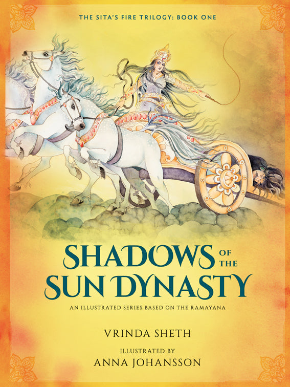 Hardcover copy of Shadows of the Sun Dynasty book by Insight Editions with detailed cover art.