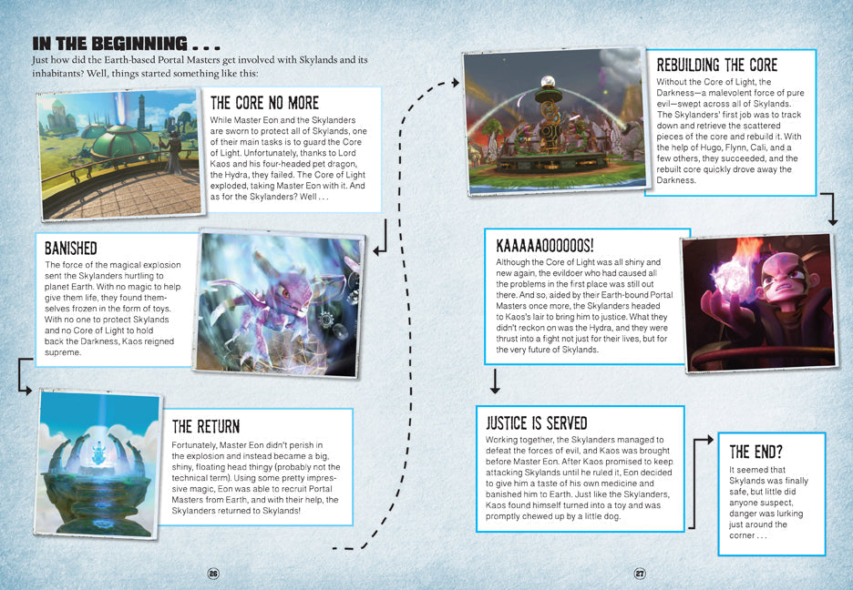 Hardcover Skylanders guidebook by Insight Editions featuring colorful cover art about Skylands and Portal Master strategies.