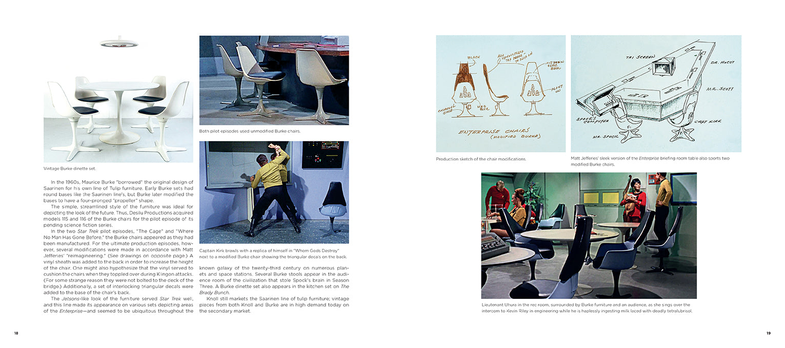 Hardcover book titled "Star Trek: Designing the Final Frontier" by Insight Editions, featuring a cover with starship illustrations.