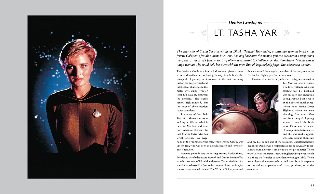 Hardcover of "Star Trek: Open a Channel: A Woman's Trek" by Insight Editions featuring the book cover with starship and character illustrations.