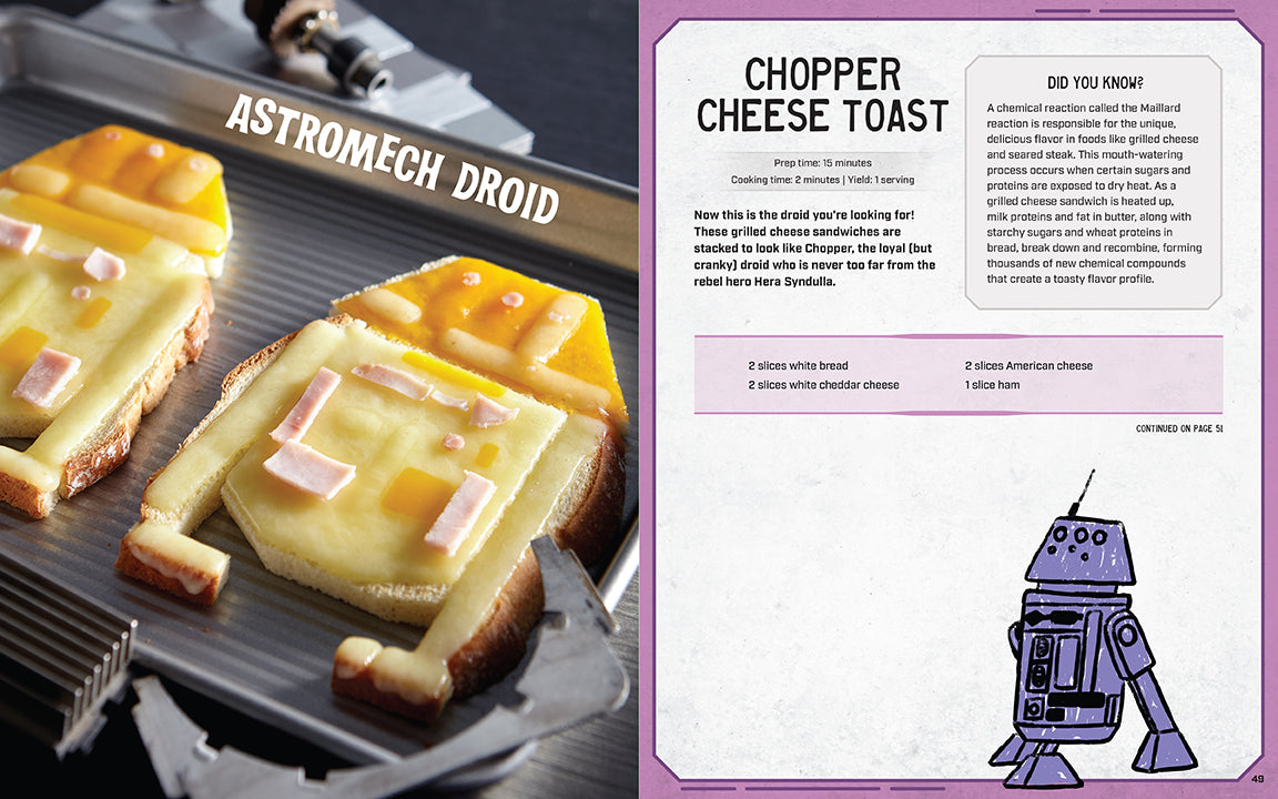 Hardcover of Star Wars: The Padawan Cookbook by Insight Editions featuring a Star Wars-themed cover design.