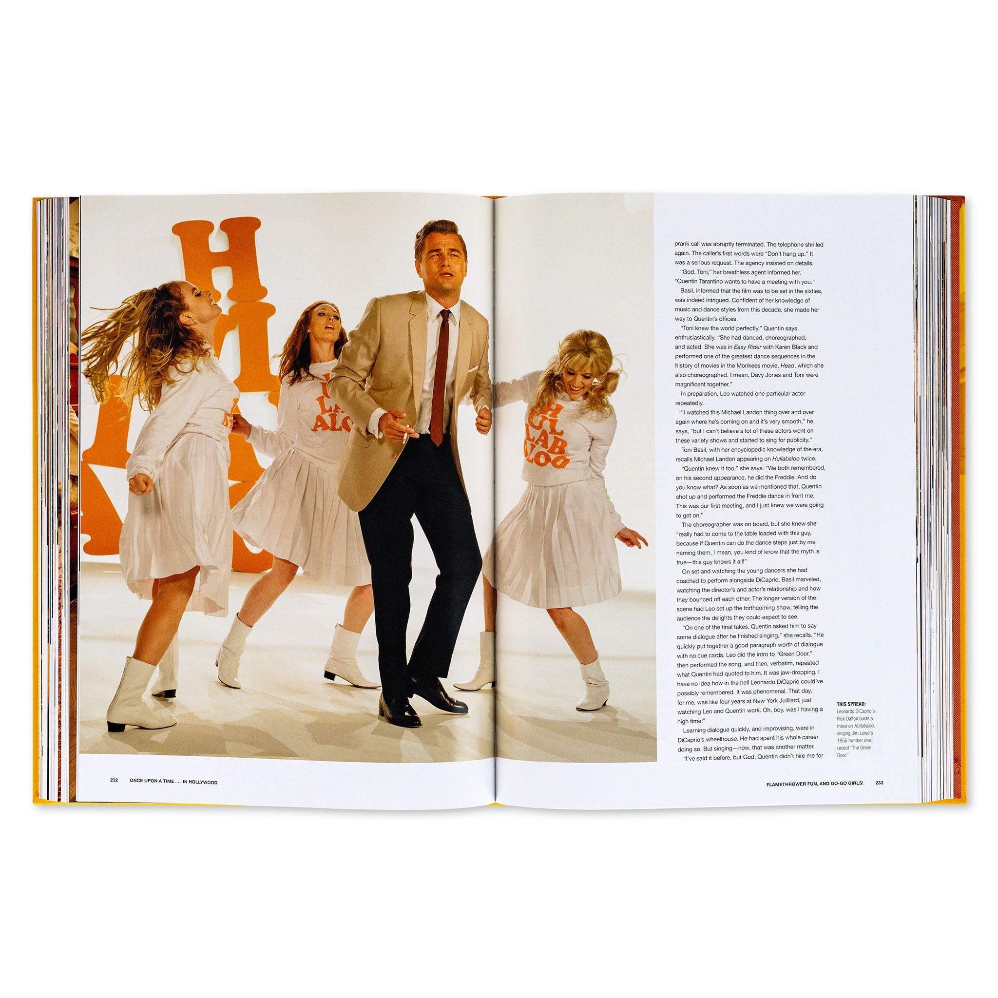 Hardcover book titled "The Making of Quentin Tarantino’s Once Upon a Time in Hollywood" by Insight Editions, featuring the cover.