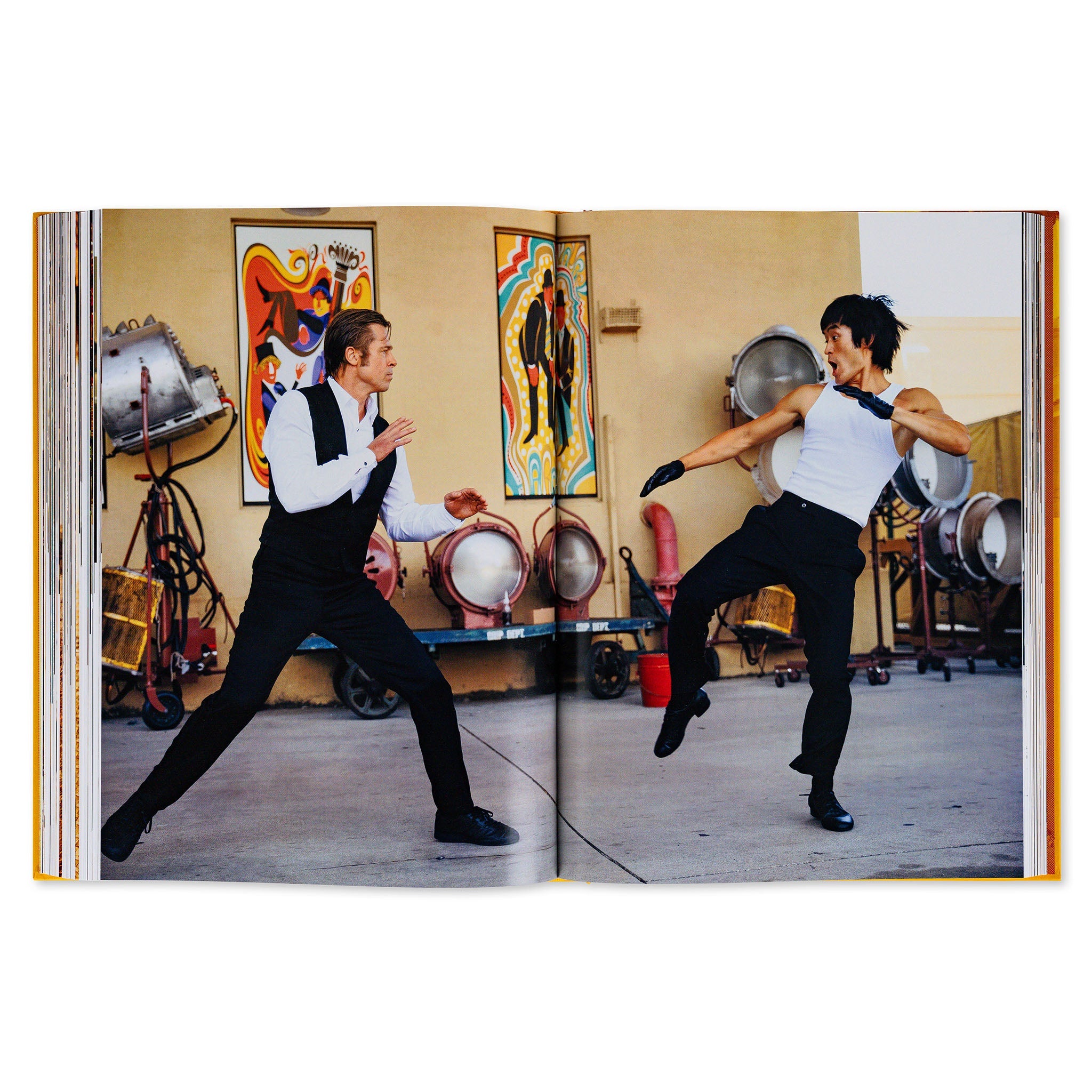 Hardcover book titled "The Making of Quentin Tarantino’s Once Upon a Time in Hollywood" by Insight Editions with cover image.