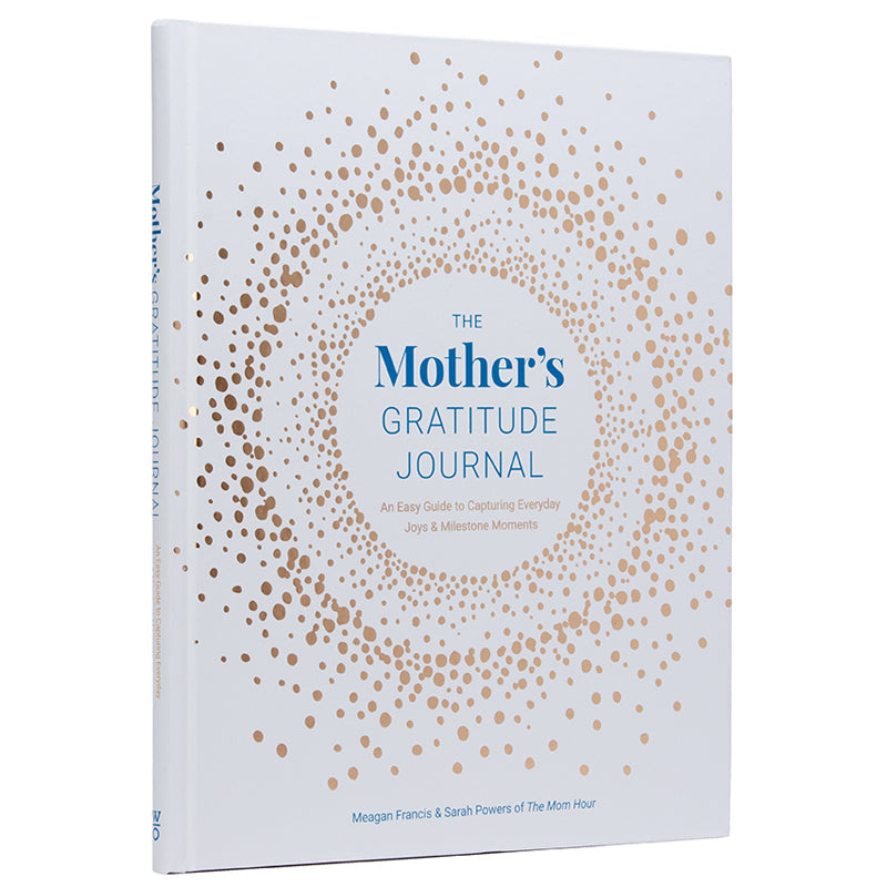 Hardcover The Mother’s Gratitude Journal by Insight Editions with embossed title on cover for reflection and mindfulness.